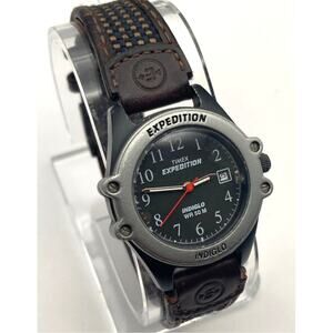 VTG Timex Expedition Indiglo Womens Watch 30mm - Fresh Battery - Adjustable - WR
